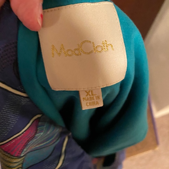 Modcloth Peacock Dress - Picture 2 of 4